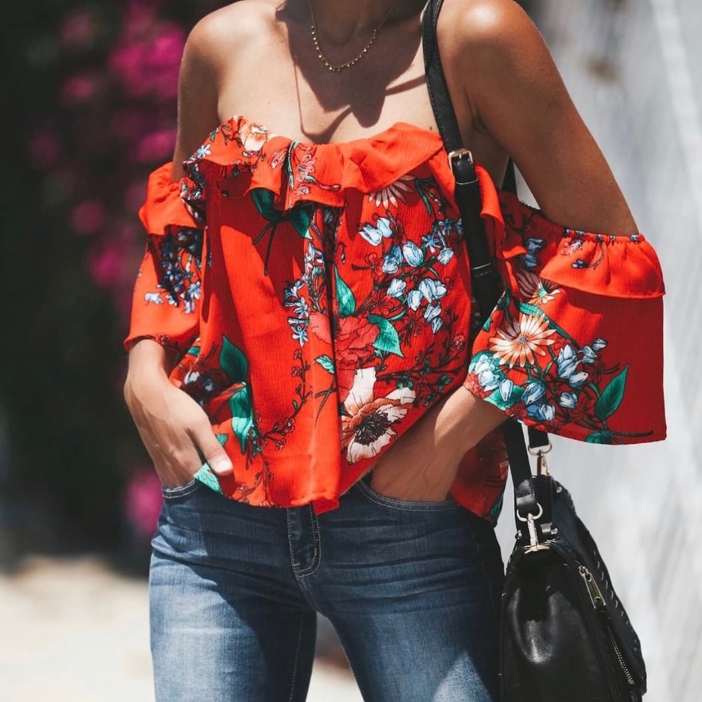 Off the shoulder top